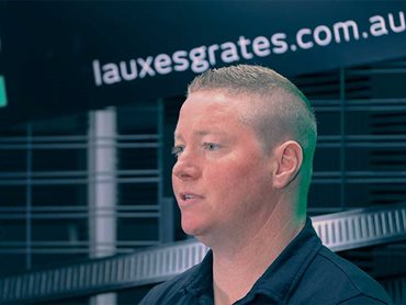 Lauxes Grates' Research and Development department leader and Head of Sales, Justin Corke
