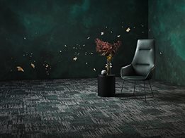 Raw Elements: Commercial carpet tiles inspired by the colours and textures of rocks, crystals and gemstones