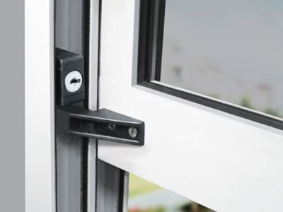 Detailed product image of double hung window restrictor