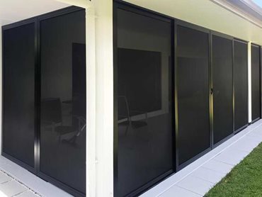 Patio security screens create an impenetrable barrier to block the entry of intruders of all sizes