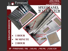 Speedpanel – Screw fixed: Wall 1 hour, 90 minute & 2 hour FYREPANEL