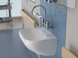 Caroma’s Clinic wall basin optimises hygiene in medical applications