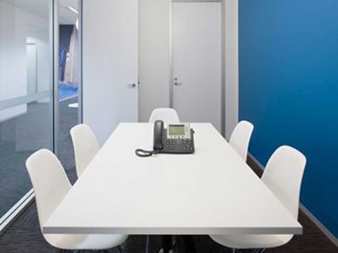 Maxton Fox's scope included loose furniture, break-out benches, joinery, toilet partitions, System 25 workstations and Mecco mobile pedestals