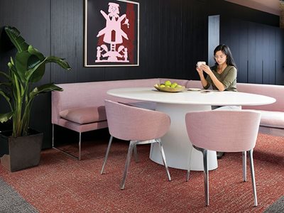 Interface Look Both Ways Commercial Pink Flooring