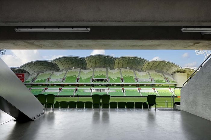 Melbourne Rectangular Stadium AAMI Park Interior