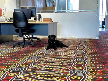 The carpet design was printed using GH Commercial's Designer Jet technology