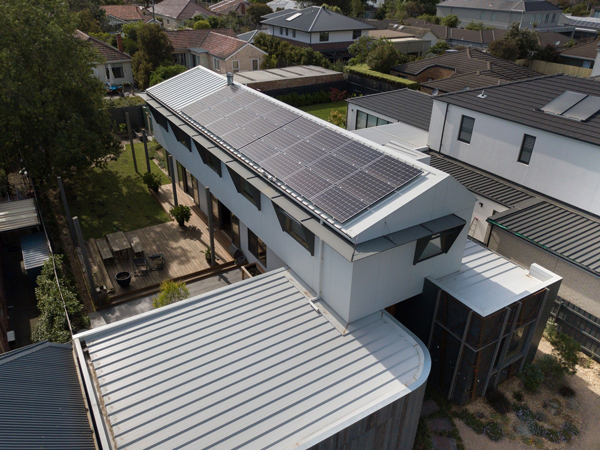 Hampton House Habitech solar panels