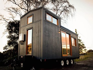 Single Dwelling New Rise of Tiny House Wagonhaus exterior photo