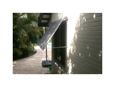 Drop Arm Awnings for Sun Control and Shade from Pattons Awnings l jpg