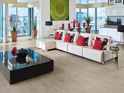 Karndean Luxury Vinyl Flooring in Residential Living Room Setting