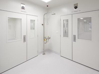 Askin insulated doors in lab