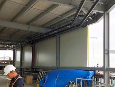 High performing non-combustible insulated panels from ASKIN Performance Panels were specified for the upgrade project 