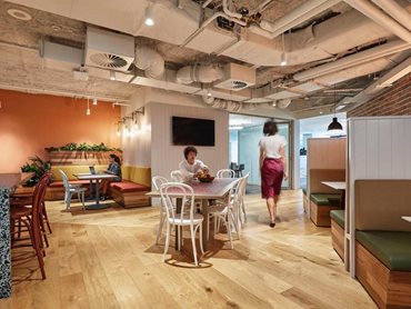 Plank Floors’ engineered timber was used in both floor and wall applications 