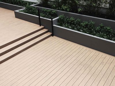 Outdoor composite decking system