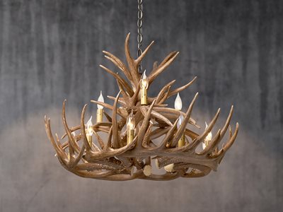 Detailed product image of Schots Antler centrepiece lights
