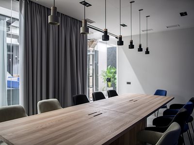 Acoustic Curtain Sound Absorption Office Interior