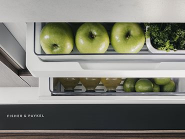 Fisher & Paykel appliances were integrated into the twin kitchens 