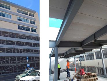 Hebel PowerFloor+ met important considerations of the steel structure used for the three floors of office space