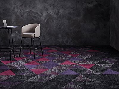 Signature Floors Raw Elements Pink Purple and Grey