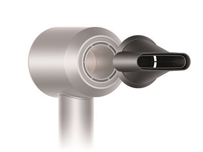 Dyson Supersonic Hair Dryer showing magnetic attachment