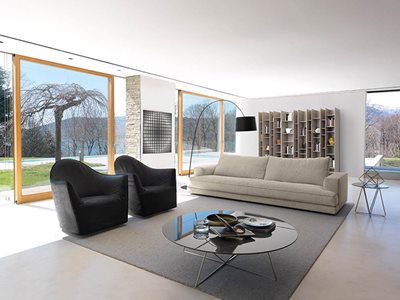 AGG Insulglass® Modern Living Room Interior Insulated Glass