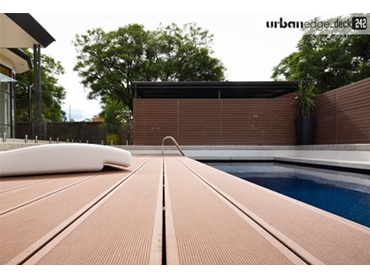 Wood Grain and Groove Decking from Ultra Design Composites l