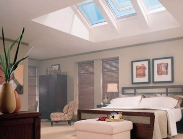 Roof windows are generally placed at the top of a light well and can benefit from openability to allow for night purging during summer months. Image: Velux Australia 