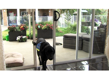Automatic Patio Sliding Door System For New Old Homes from Autoslide l jpg