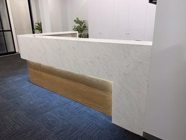 Marble and Timber Commercial Reception