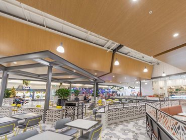 Bonnyrigg Shopping Centre: Acoustic comfort will encourage people to stay longer.