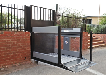 BCA Compliant Wheelchair Platform Lift For Rises Up to and including 1000mm from P R King Sons l jpg