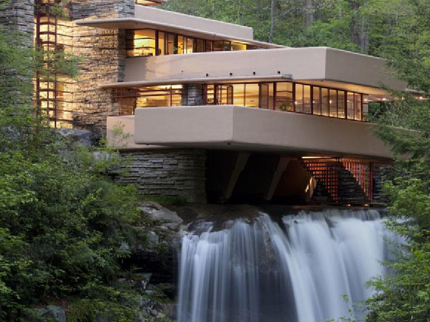 Frank Lloyd Wright said that &ldquo;form and function are one, while his mentor, Louis Sullivan, believed form should follow function ‒ that a building should take on the shape of the purpose it plans to serve. Image: Fallingwater

