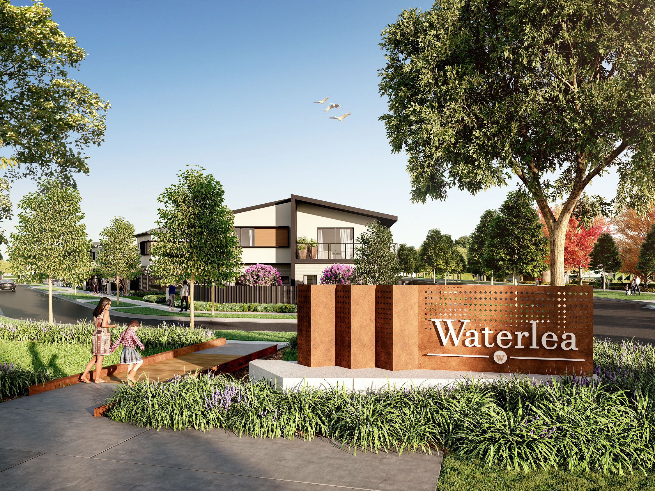Stockland is lauding the start of construction of Waterlea, the latest sustainable community, that forms part of its growing medium density pipeline of more than 3,000 townhomes across the country. Iameg: Supplied
