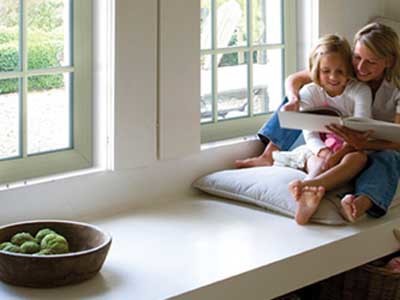 Deceuninck’s PVC doors and windows shut out outside noise, ensuring peace and quiet within the home