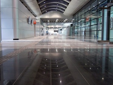 Flowcrete subfloor screed system at Hong Kong’s new cruise terminal