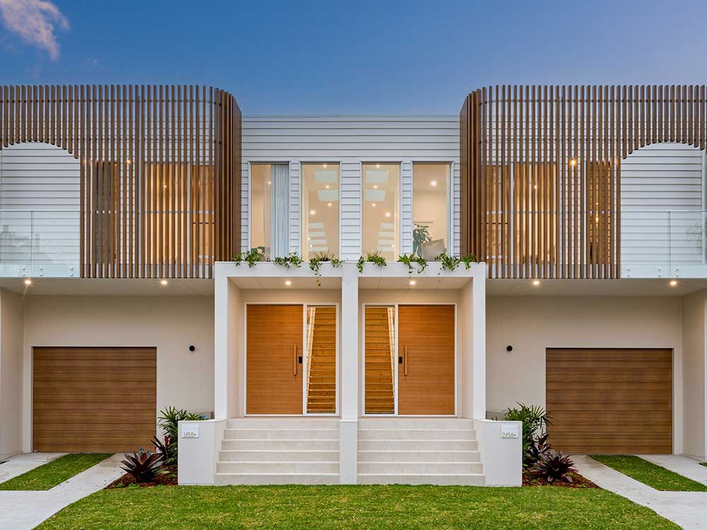 Orton Building's new modern homes in Wickham NSW 