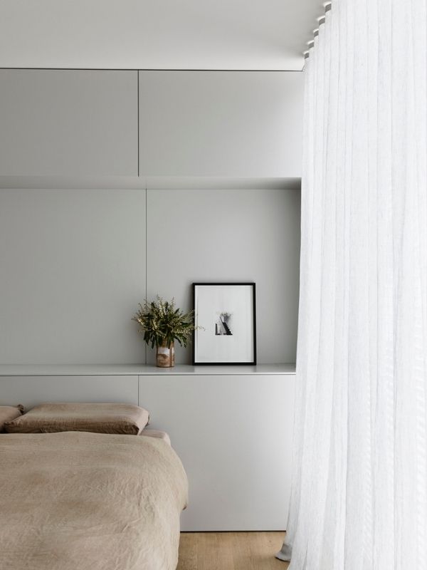 Fitzroy North House 02 Rob Kennon Architects bedroom