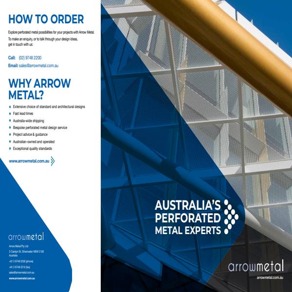 Arrow Metal Perforated Metal Brochure 2022