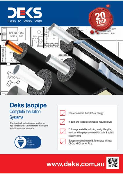 Deks Isopipe Pipe Insulation 
