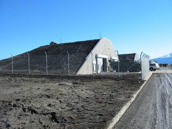 One of the Spantech Explosives Storehouses at the Waiouru Military Camp
