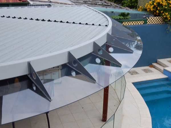 Allplastics polycarbonate panels in the awning application
