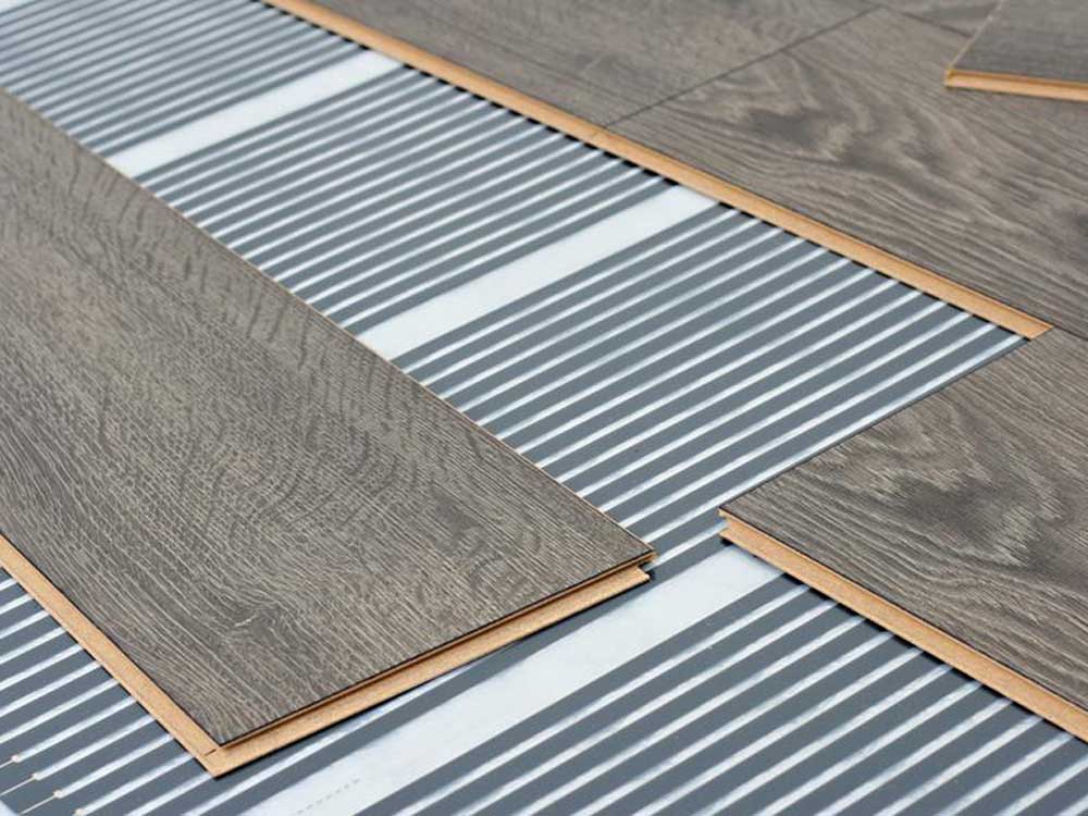 Flooring has to be compatible with an underfloor heating system