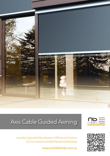 Axis Cable Guided Awning Specification