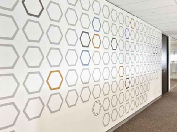 Mural created with EchoPanel custom printed wall panels
