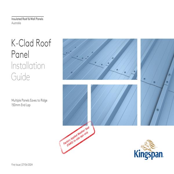 150mm K-Clad Roof Installation Guide