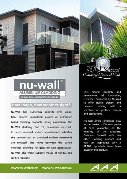 Nu-Wall Aluminium Cladding