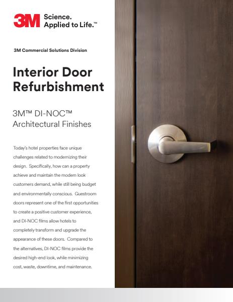 3M DI-NOC Doors Sell Sheet