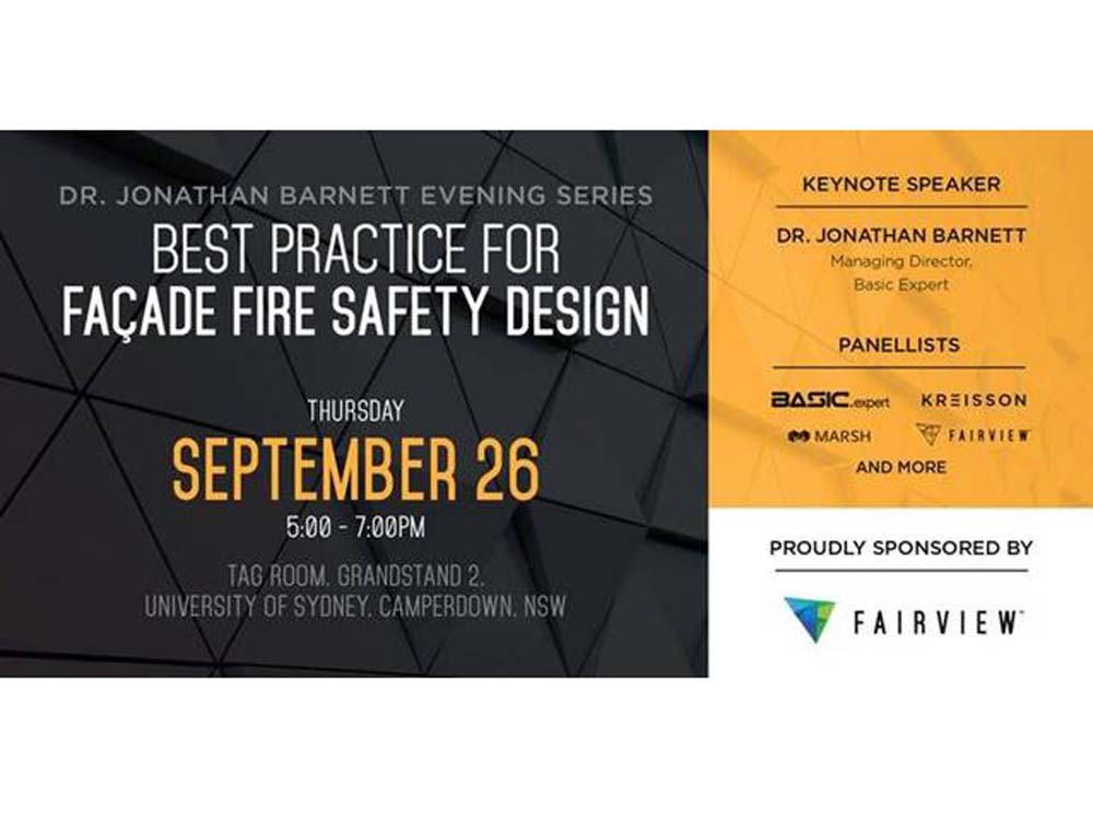 Event on facade fire safety