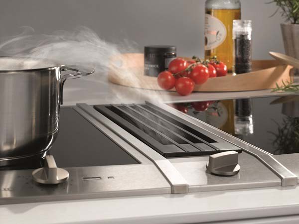 Miele CSDA 1010 includes two induction units, each with two rings including a casserole zone
