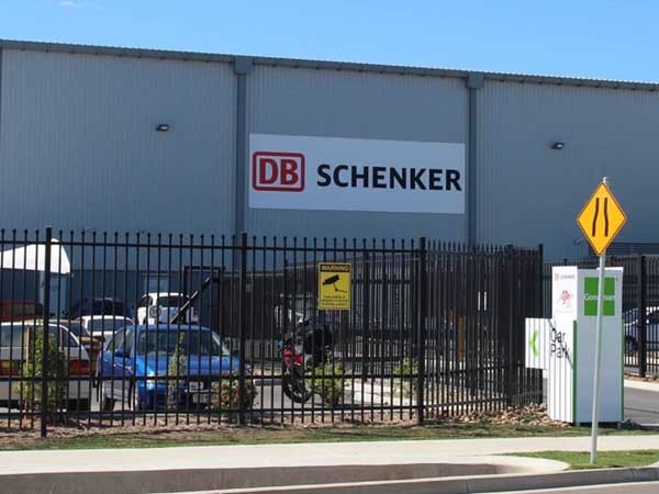 SecuraTop crushed spear security fence at DB Schenker’s Brisbane DC